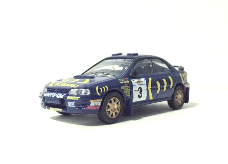 Illustration for article titled Subaru Impreza WRC 'Acropolis Rally' 1/64 by CM's Rally Car Collection